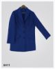 تصویر کت مجلسی سه دکمه آبی کاربنی 8411