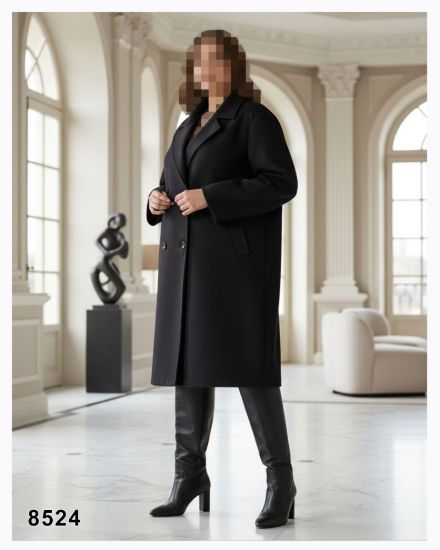 تصویر پالتو فوتر چهاردکمه (آستردار) 8524