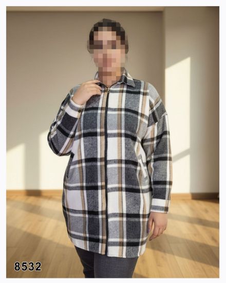 تصویر شکت جلو زیپ جیبدار پشمی 8532