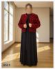 تصویر کت و سارافون مجلسی قرمز 8555