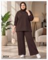 تصویر ست اسپرت تونیک و شلوار قهوه ای 8654